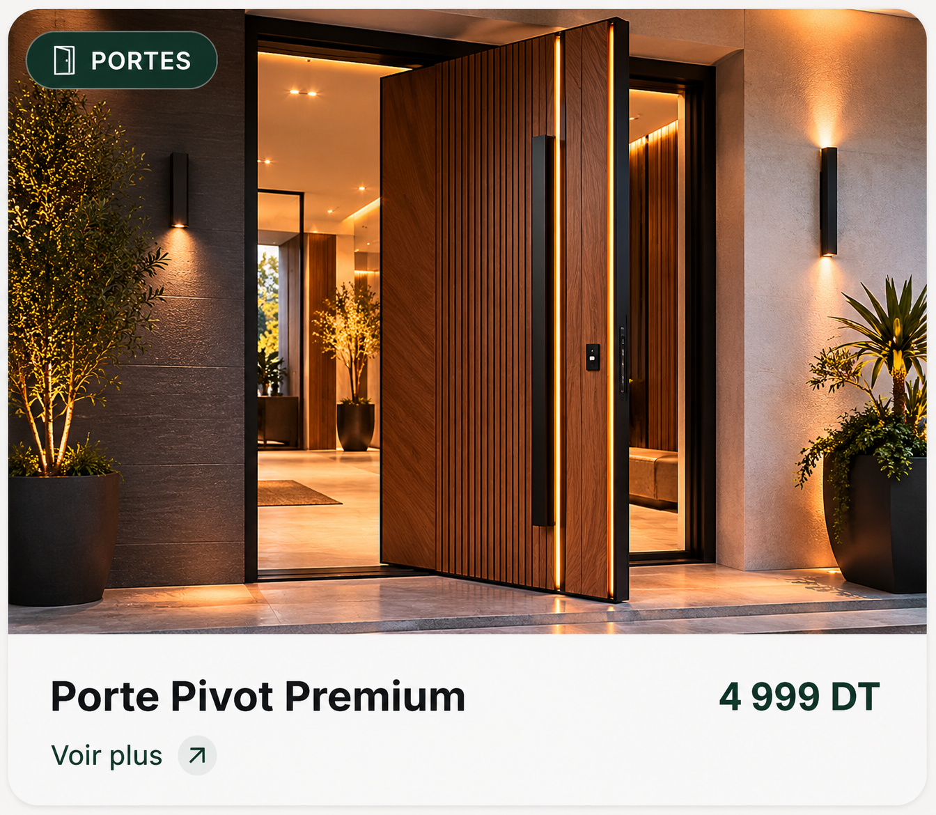 Porte Pivot Premium